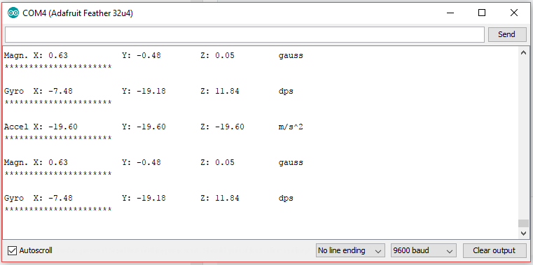 The Hand-MIDI Interface Project - Adafruit Feather 32u4 with
Magnetometer
