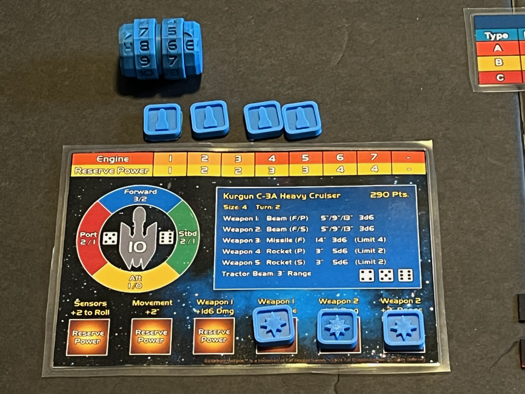 Kurgun Heavy Cruiser taking damage!