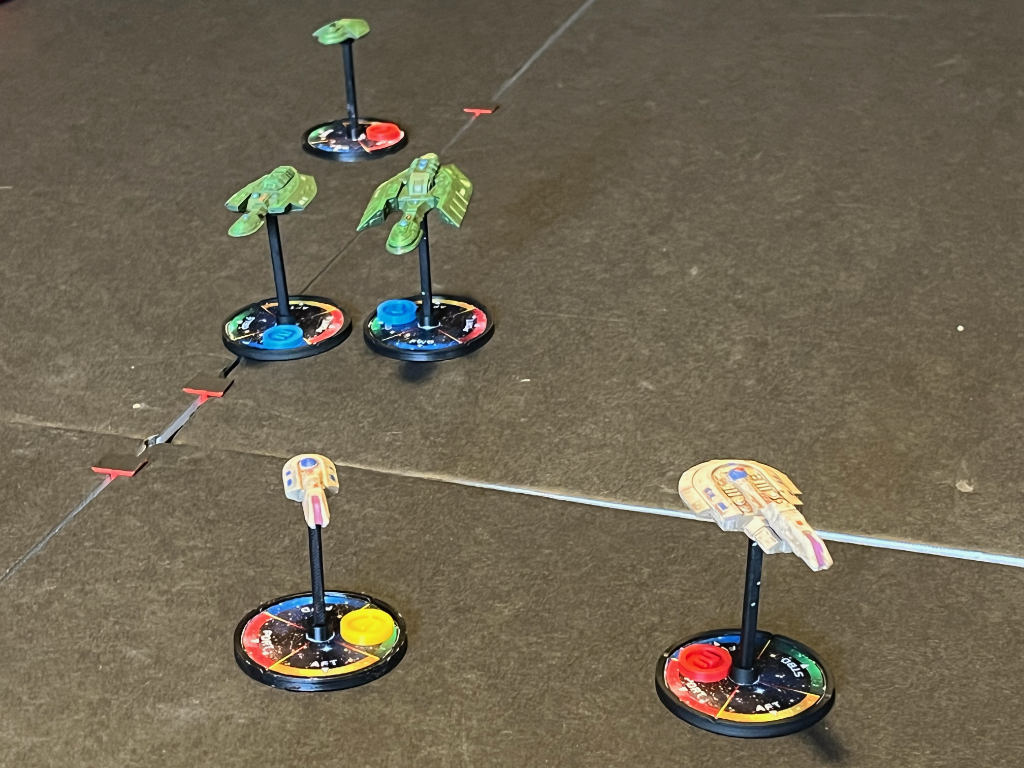 Tense confrontation!