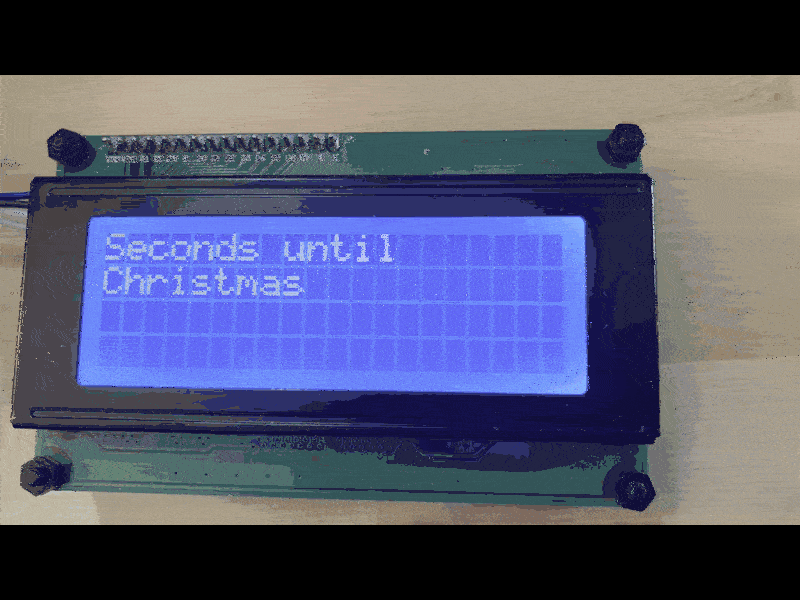 Sconds Until Christmas